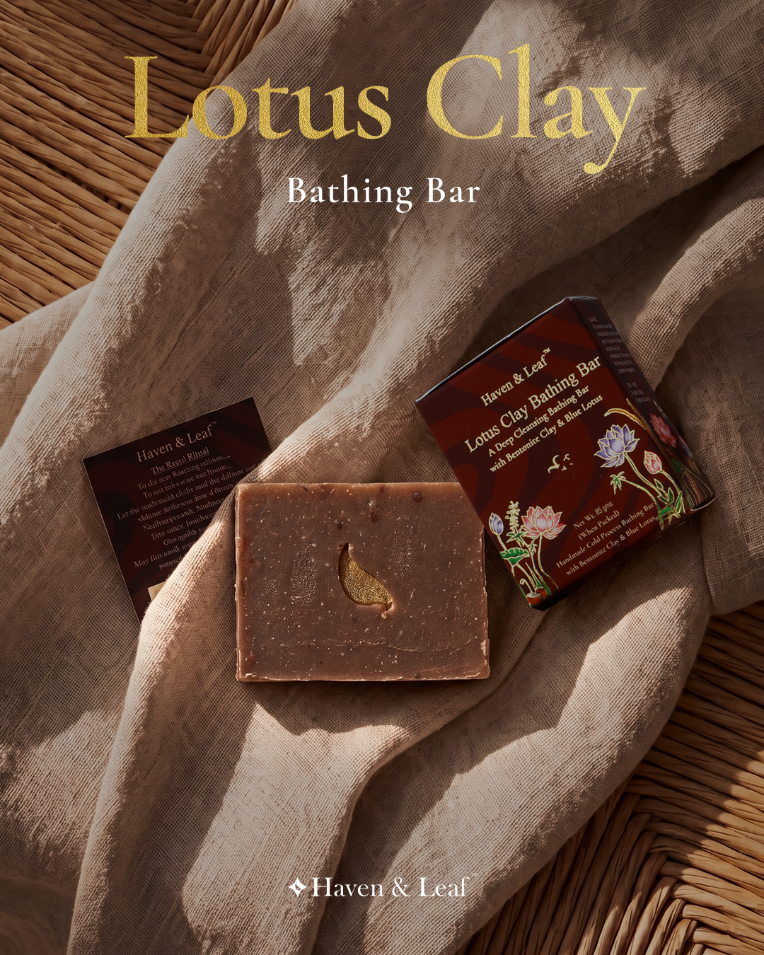 Lotus Clay Bathing Bar